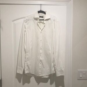 Hugo Boss Elegant White Button Up Shirt